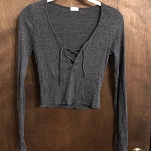 Grey John Galt long sleeve